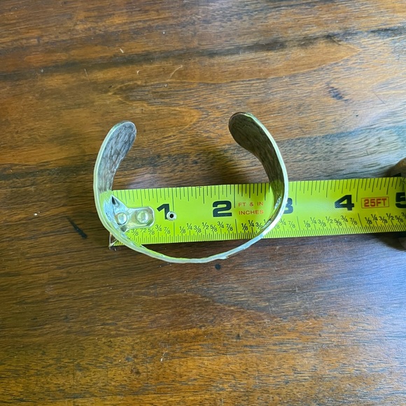 Sterling silver Art Deco, large cuff, handcrafted and signed – fabulous piece! - Picture 5 of 7